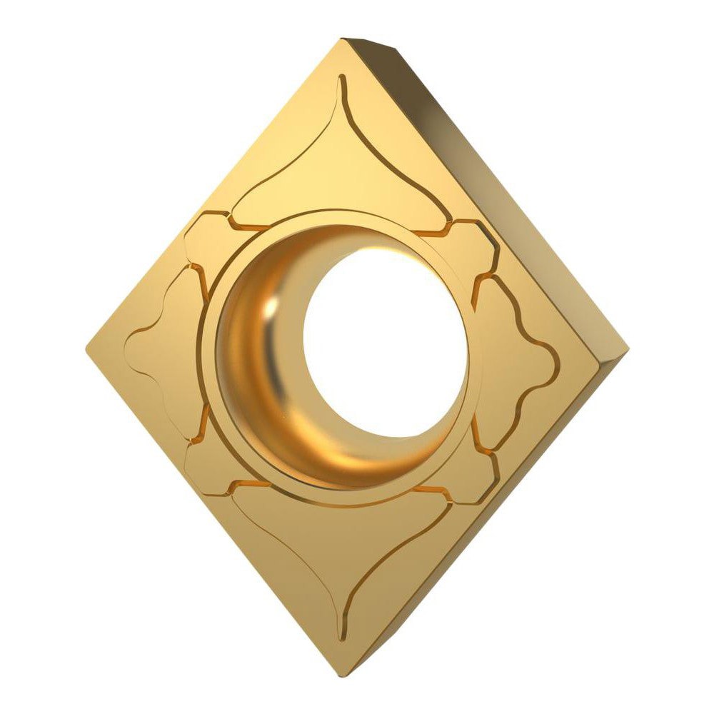 Turning Inserts; ANSI Insert Code: CCMT3251 ; ISO Insert Code: CCMT09T304 ; Relief Angle: 7.000 ; Insert Style: CCMT ; Corner Radius (Inch): 1/64 ; Corner Radius (Decimal Inch): 0.0157