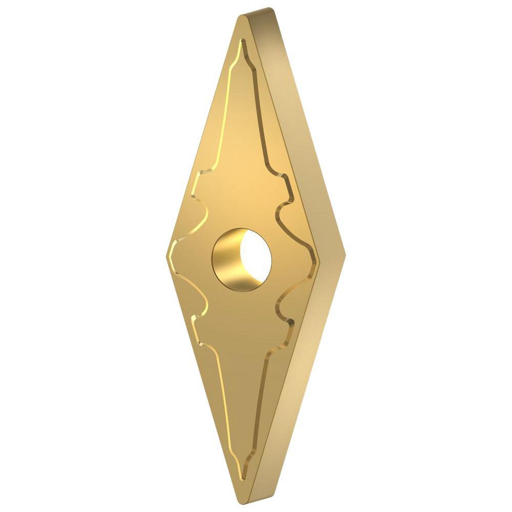 Turning Inserts; ANSI Insert Code: VNMG331 ; ISO Insert Code: VNMG160404 ; Relief Angle: 0.000 ; Insert Style: VNMG ; Corner Radius (Inch): 1/64 ; Corner Radius (Decimal Inch): 0.0157