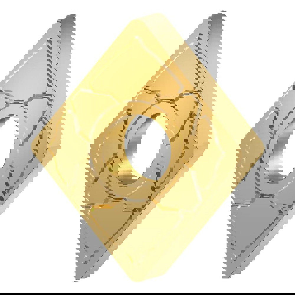 Turning Inserts; ANSI Insert Code: CNMG432 ; ISO Insert Code: CNMG120408 ; Relief Angle: 0.000 ; Insert Style: CNMG ; Corner Radius (Inch): 1/32 ; Corner Radius (Decimal Inch): 0.0157
