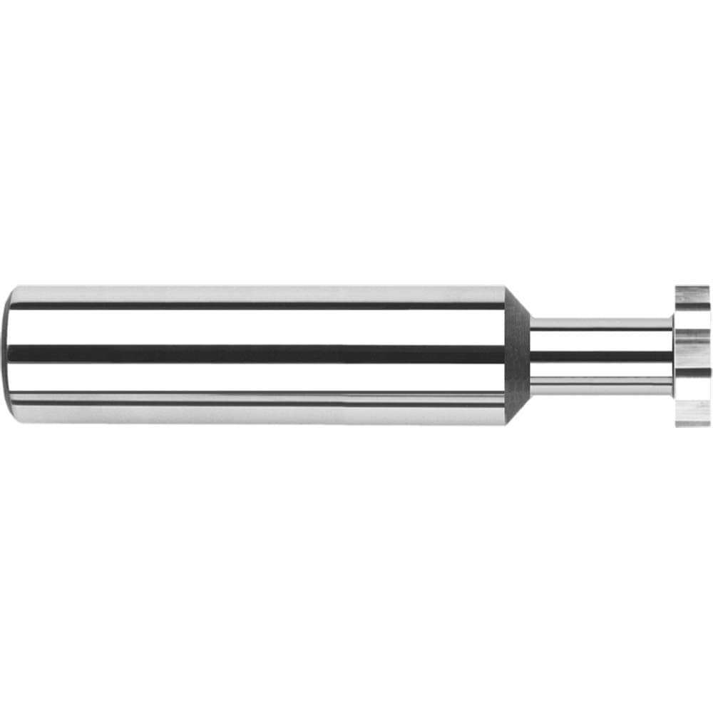Woodruff/Keyseat Cutters; Connection Type: Shank ; Cutter Material: Solid Carbide ; Cutter Diameter (Decimal Inch): 0.1406 ; Tooth Configuration: Straight ; Cutting Width (Decimal Inch): 0.1250 ; Weldon Flat: No