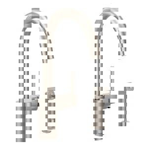 Single Handle Kitchen Faucet with Side Spray in Spot Resist Stainless