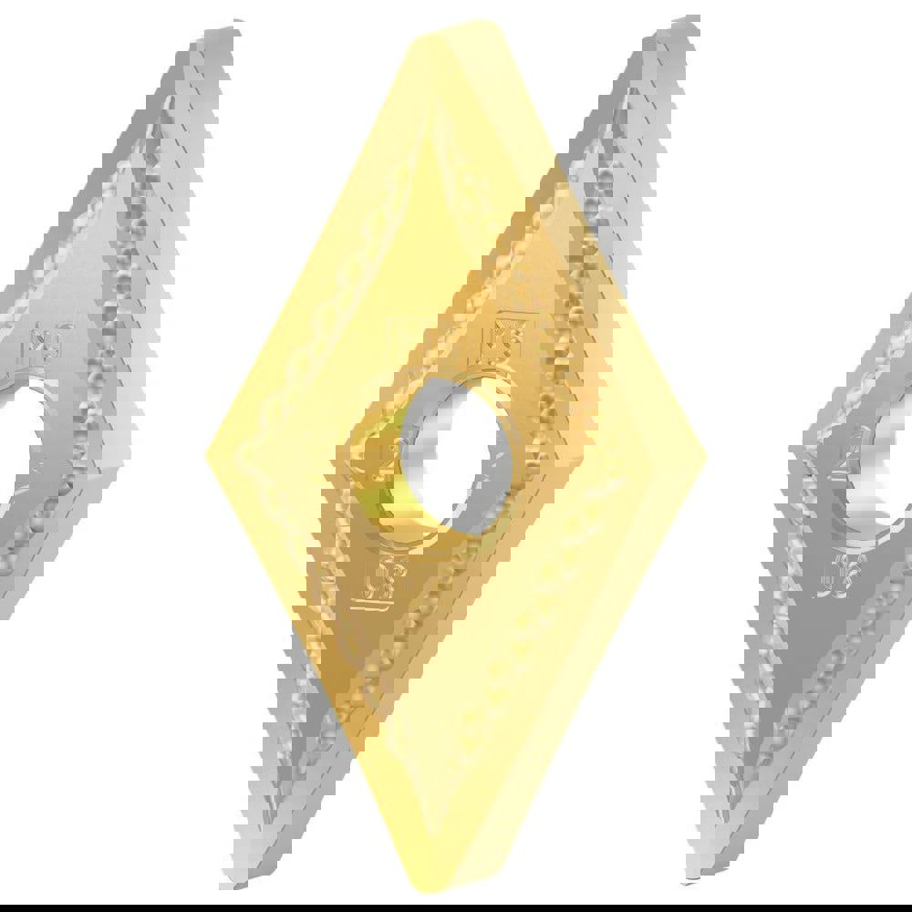 Turning Inserts; Insert Style: DNMG ; ANSI Size Code: 432 ; ISO Size Code: 150408 ; Insert Shape: D - Diamond (Rhombic) 55-Deg ; Included Angle: 55.00 ; Inscribed Circle (Inch): 1/2