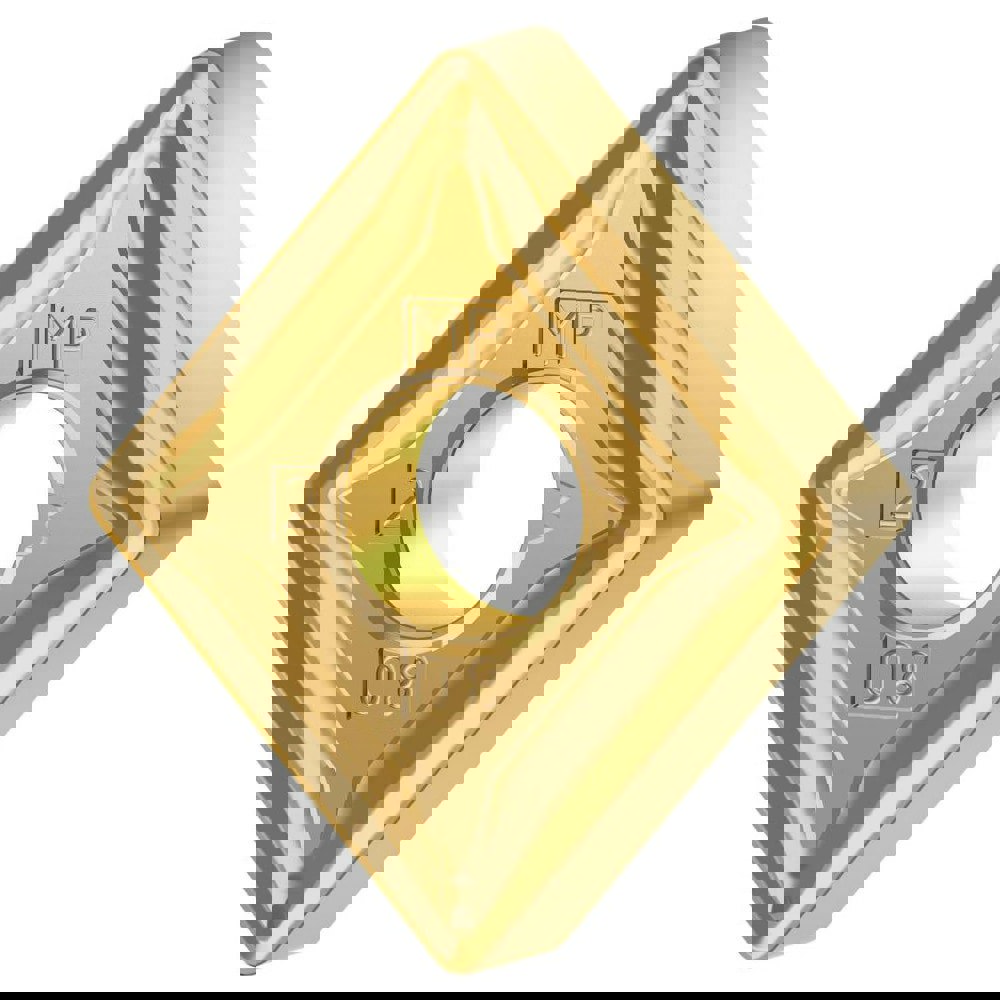 Turning Inserts; Insert Style: CNMG ; ANSI Size Code: 432 ; ISO Size Code: 120408 ; Insert Shape: C - Diamond (Rhombic) 80-Deg ; Included Angle: 80.00 ; Inscribed Circle (Inch): 1/2