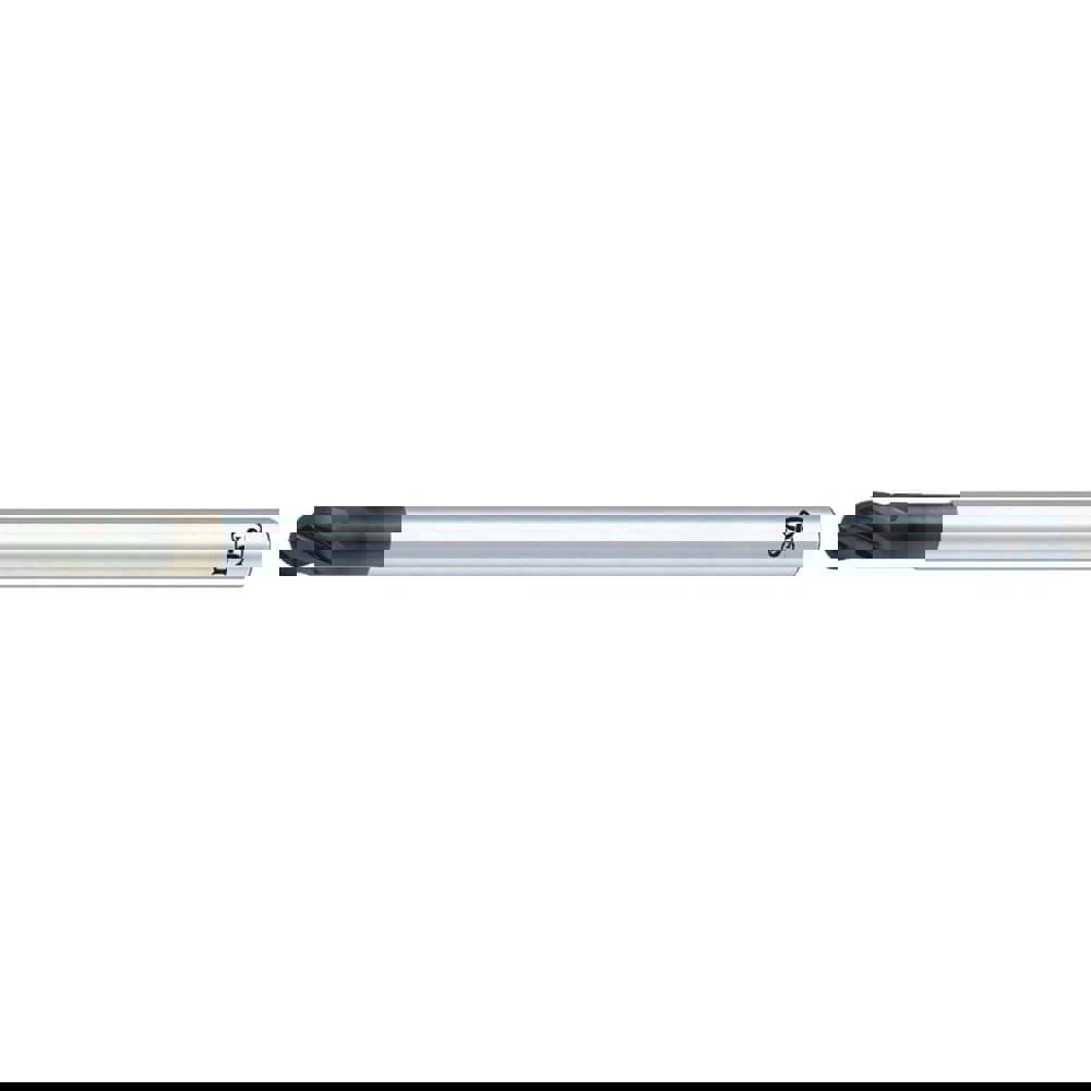 Ball End Mill: 3.00 mm Dia, 3.00 mm LOC, 4 Flute, Solid Carbide