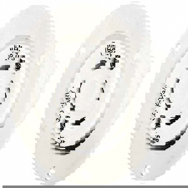 Twist Lock Receptacles; Receptacle/Part Type: Receptacle; Gender: Female; NEMA Configuration: L18-30R; Flange Style: Flanged; Amperage: 30 A; Number Of Poles: 4; Number Of Wires: 4; Maximum Cord Diameter: 29.20 mm; Resistance Features: Impact-Resistant; N