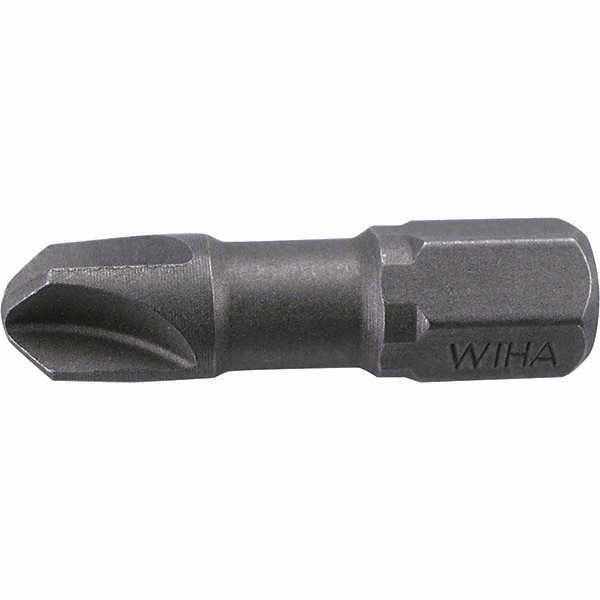 Torq-Set Screwdriver Insert Bit: #6 Point, 6.3 mm Drive, 25 mm OAL