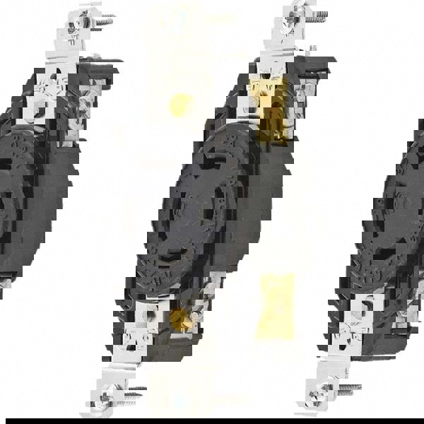 Twist Lock Receptacles; Receptacle/Part Type: Receptacle; Gender: Female; NEMA Configuration: L19-20R; Flange Style: No Flange; Amperage: 20 A; Number Of Poles: 4; Number Of Wires: 4; Maximum Cord Diameter: 29.20 mm; Resistance Features: Impact-Resistant;
