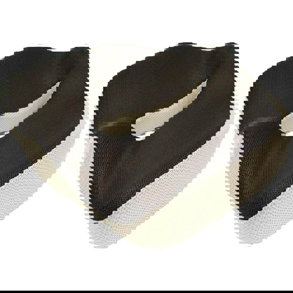 SEAT CUSHION, ERGONOMIC, MEMORY FOAM, COCCYX SUPPORT, BLACK