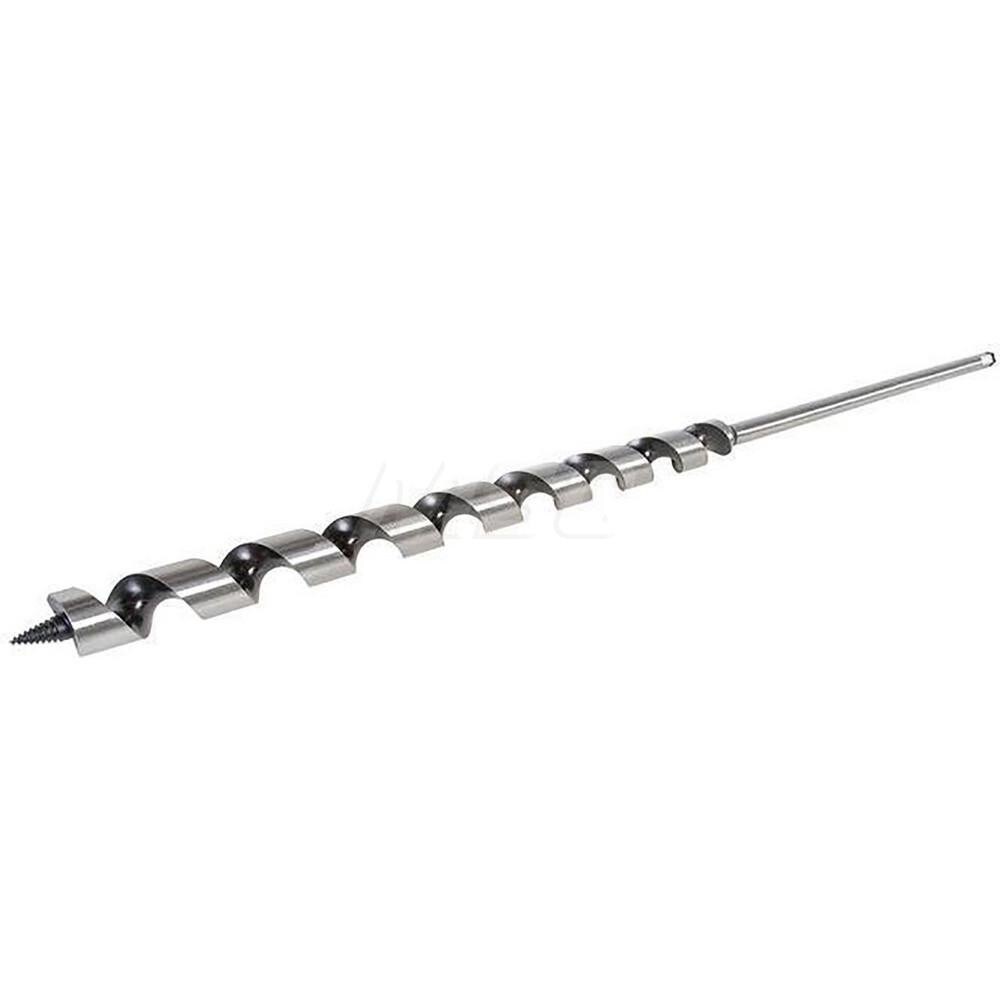 Auger & Utility Drill Bits; Auger Bit Size: 0.9375in ; Shank Diameter: 0.4375in ; Shank Size: 0.4375in ; Tool Material: Forged Steel ; Coated: Uncoated ; Coating: Uncoated