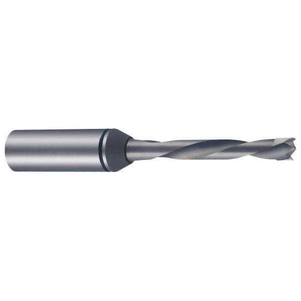 Spiral Router Bit: 5 mm Dia, 25 mm LOC, 10 mm Shank Dia, Upcut