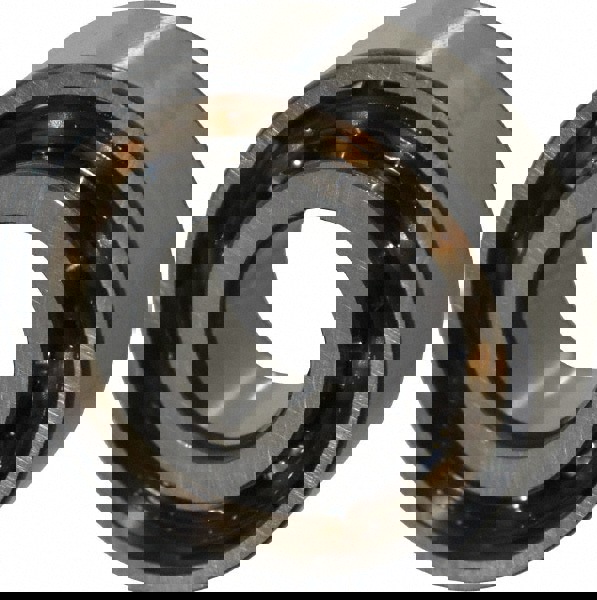 Angular Contact Ball Bearing: 15 mm Bore Dia, 35 mm OD, 11 mm OAW, Without Flange