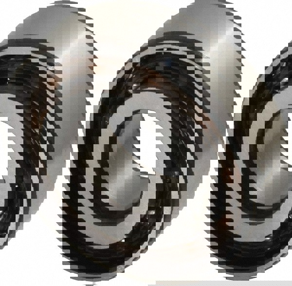 Angular Contact Ball Bearing: 20 mm Bore Dia, 47 mm OD, 14 mm OAW, Without Flange