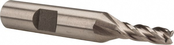 Square End Mill: 5.00 mm Dia, 4 Flute, High Speed Steel