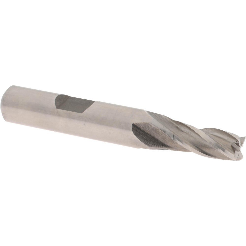 Square End Mill: 7.00 mm Dia, 4 Flute, High Speed Steel