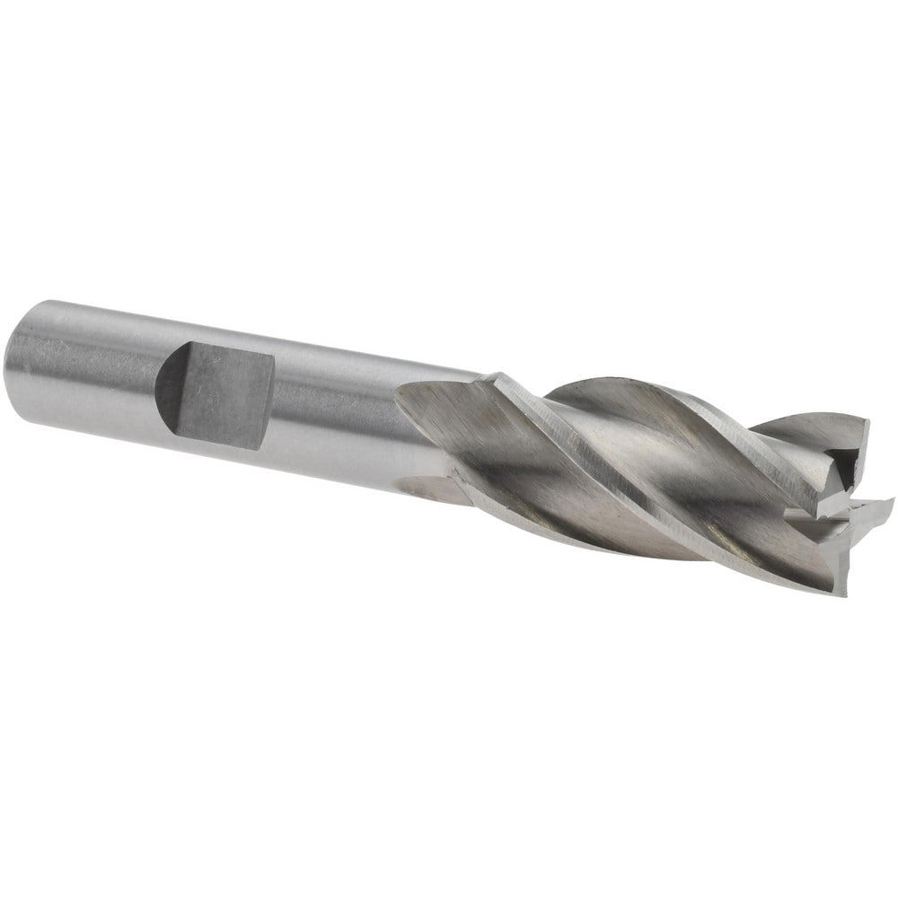 Square End Mill: 12.00 mm Dia, 4 Flute, High Speed Steel