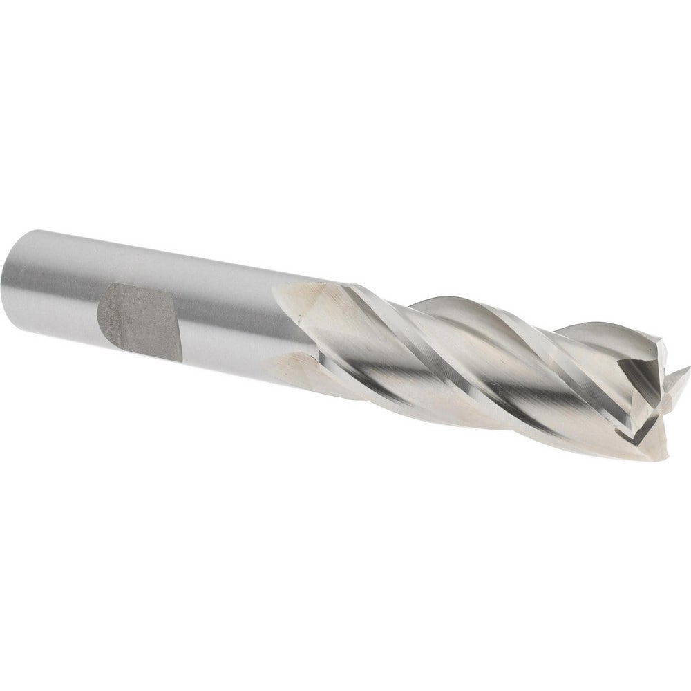 Square End Mill: 14.00 mm Dia, 4 Flute, High Speed Steel
