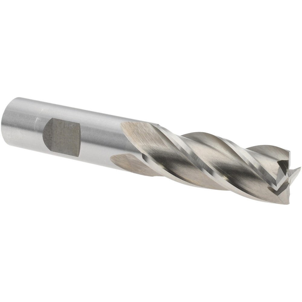 Square End Mill: 16.00 mm Dia, 4 Flute, High Speed Steel