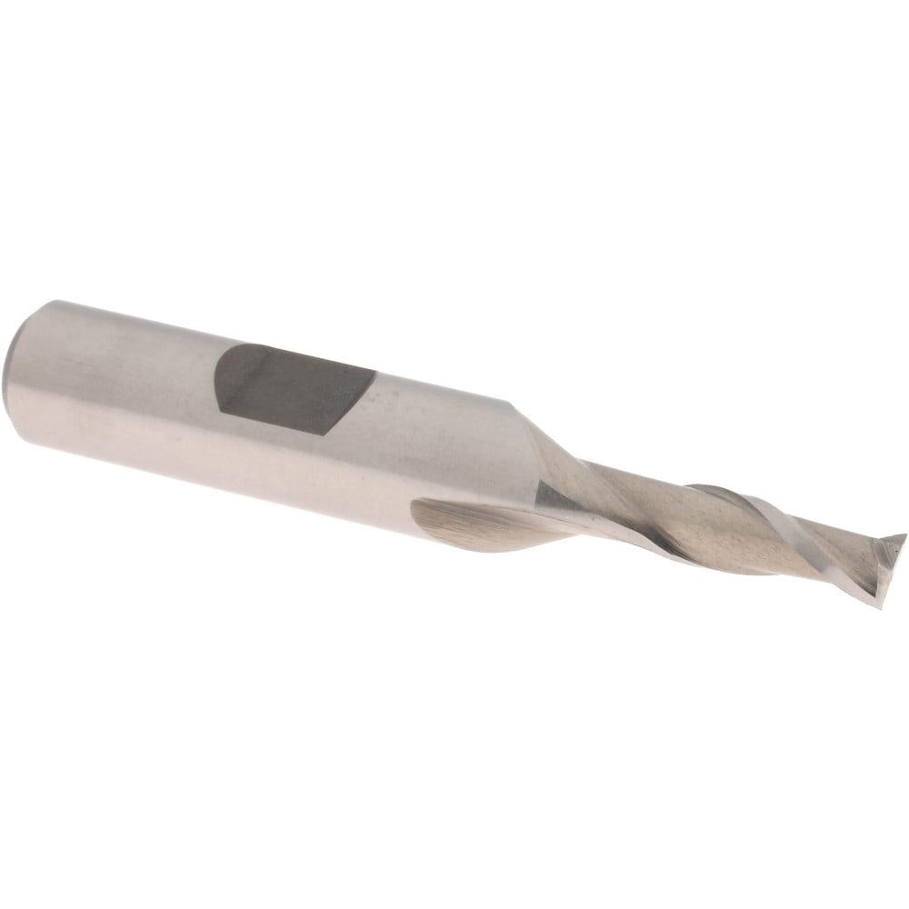 Square End Mill: 5.00 mm Dia, 2 Flute, High Speed Steel