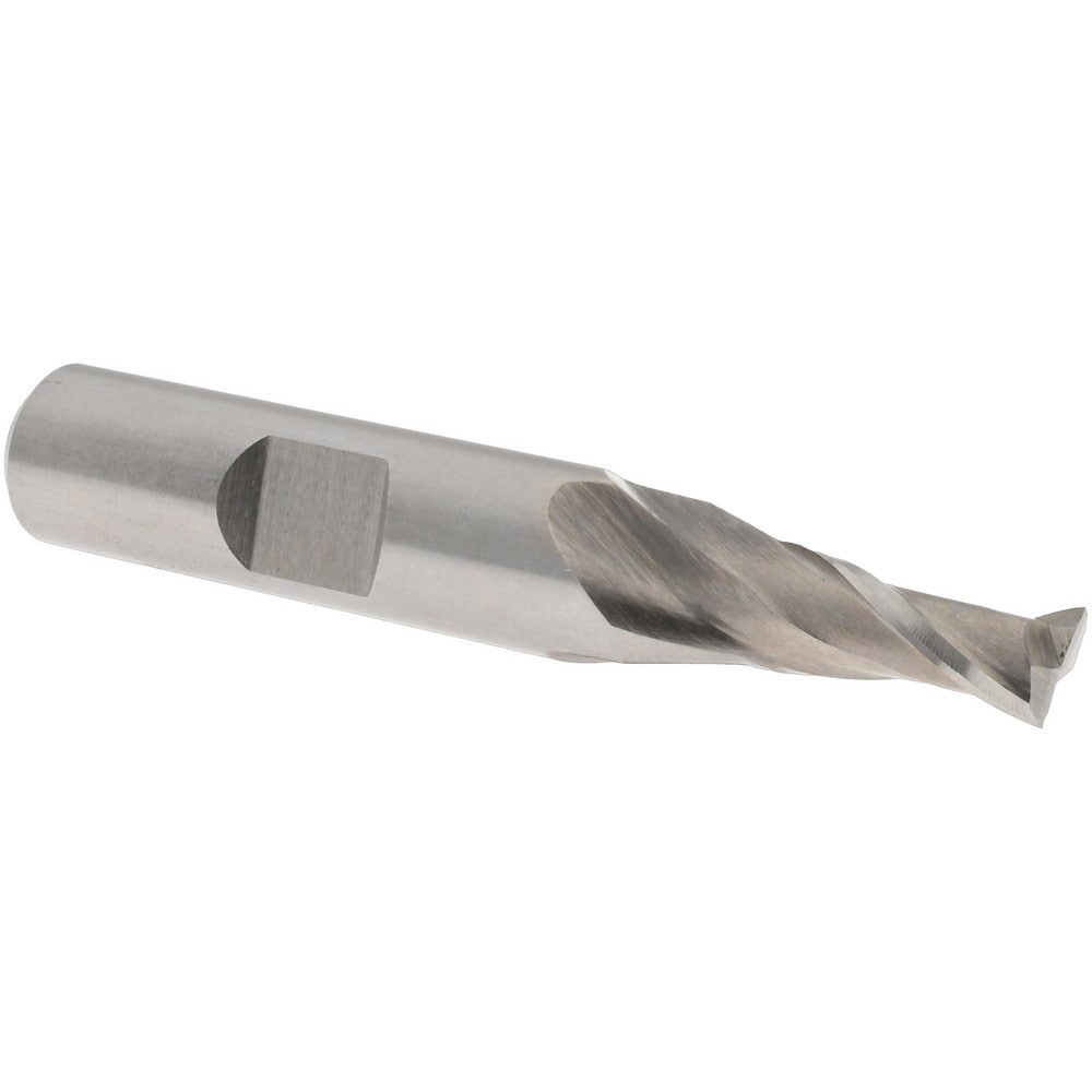 Square End Mill: 6.00 mm Dia, 2 Flute, High Speed Steel