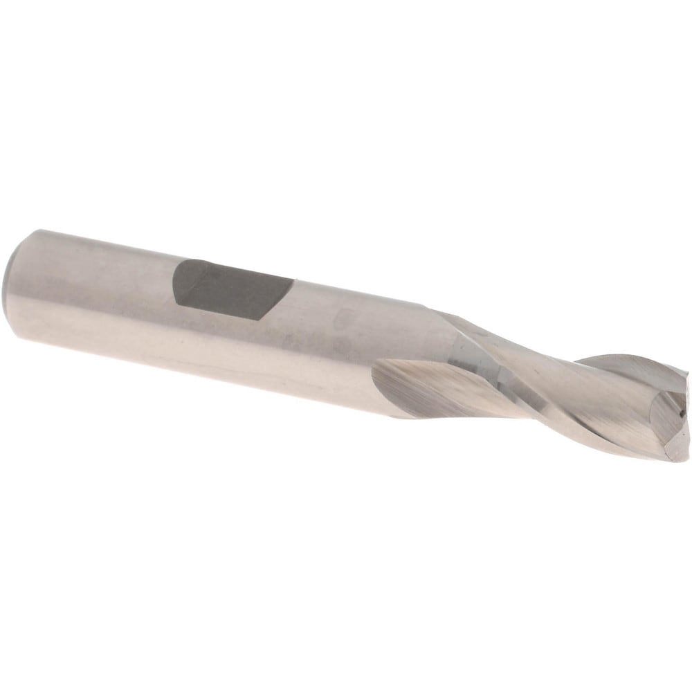 Square End Mill: 8.00 mm Dia, 2 Flute, High Speed Steel