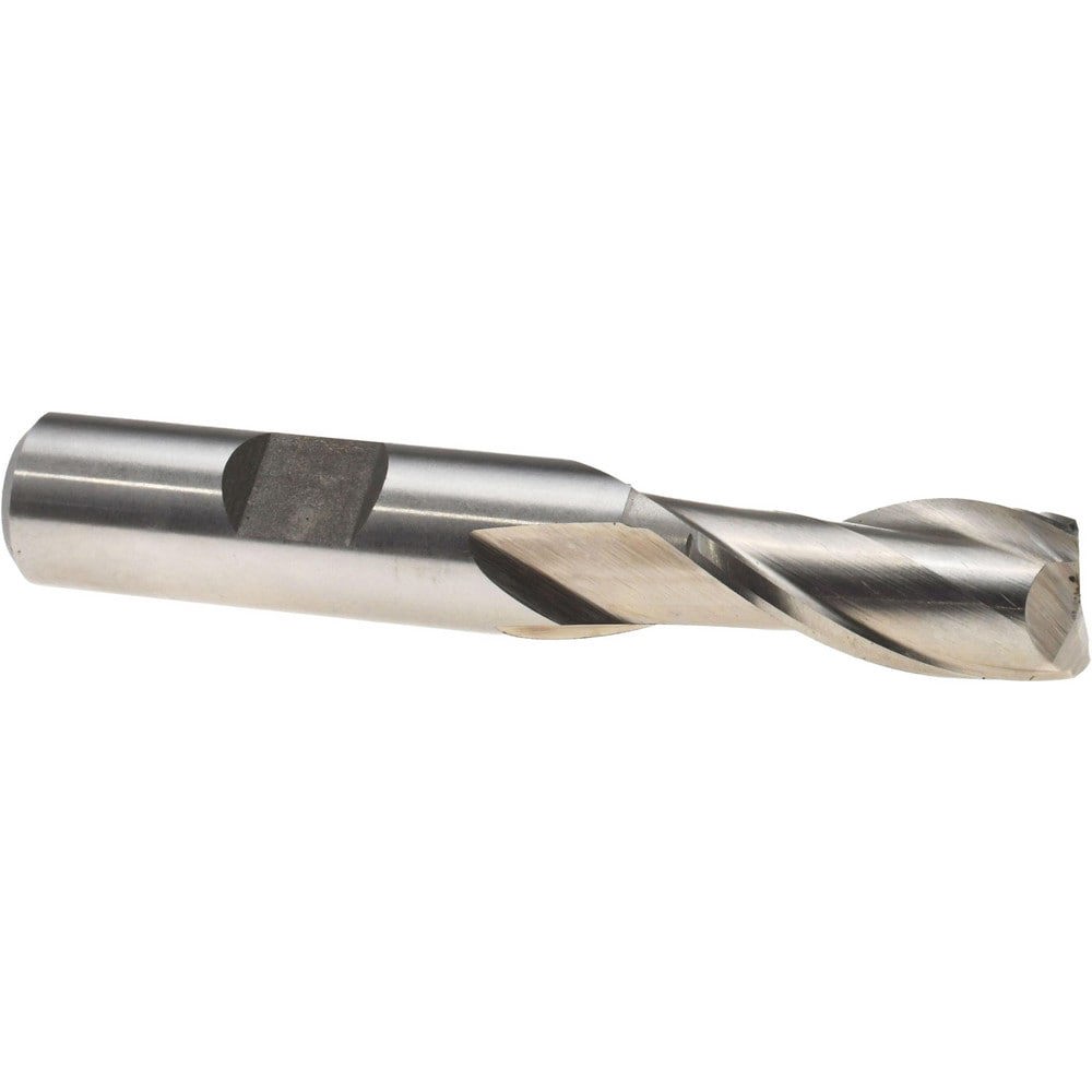 Square End Mill: 12.00 mm Dia, 2 Flute, High Speed Steel