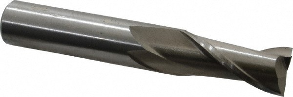 Square End Mill: 13.00 mm Dia, 2 Flute, High Speed Steel