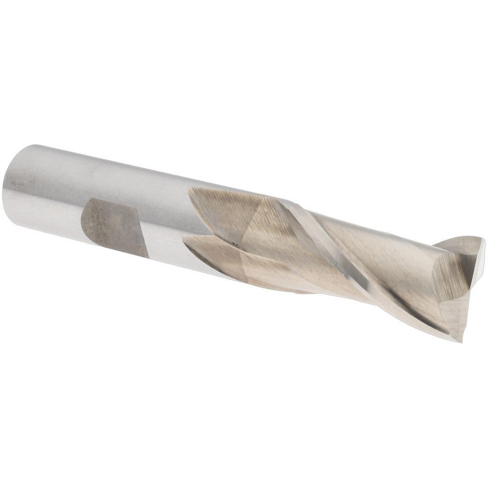 Square End Mill: 14.00 mm Dia, 2 Flute, High Speed Steel