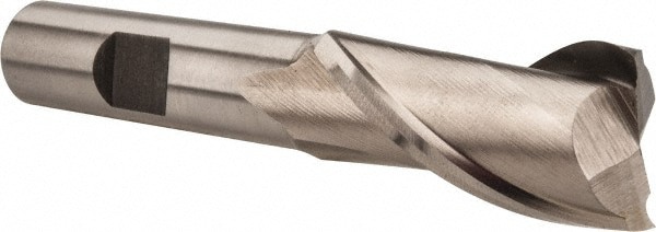 Square End Mill: 18.00 mm Dia, 2 Flute, High Speed Steel