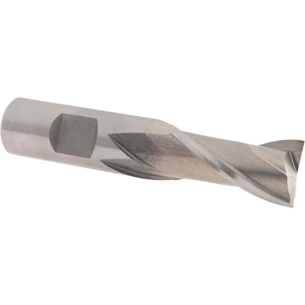 Square End Mill: 20.00 mm Dia, 2 Flute, High Speed Steel