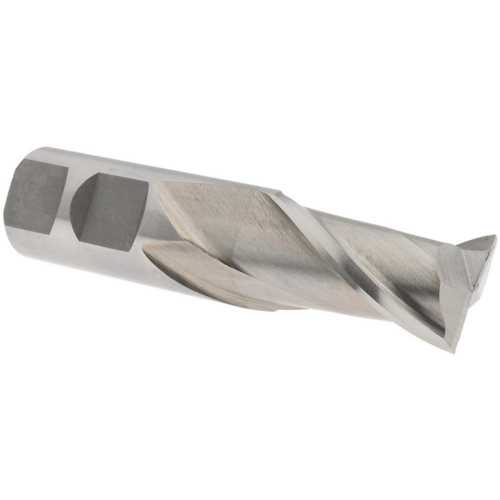 Square End Mill: 22.00 mm Dia, 2 Flute, High Speed Steel