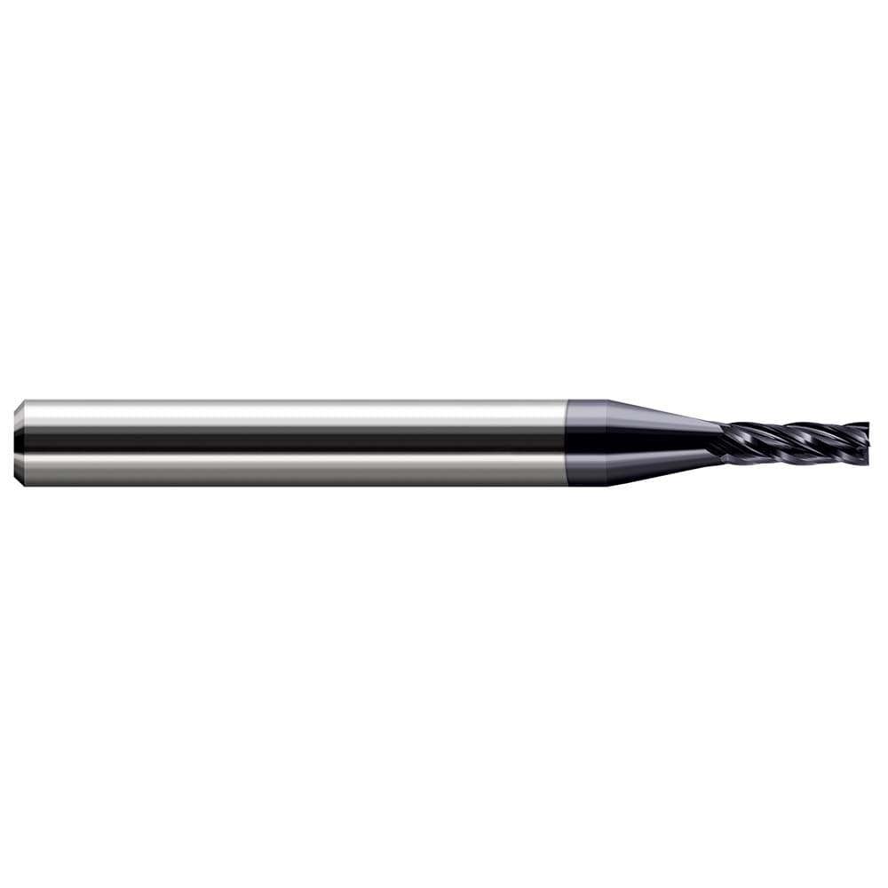 Square End Mill: 0.095'' Dia, 0.285'' LOC, 1/8'' Shank Dia, 1-1/2'' OAL, 2 Flutes, Solid Carbide