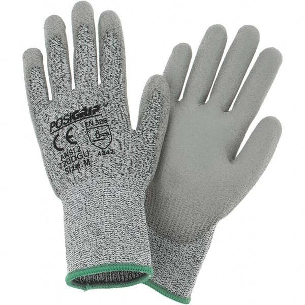 Cut, Puncture & Abrasion-Resistant Gloves: PiP 720DGU, Size Medium, ANSI Cut A2, ANSI Puncture 2, Polyurethane, PolyKor