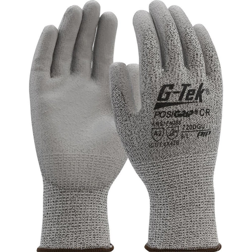 Cut, Puncture & Abrasion-Resistant Gloves: PiP 720DGU, Size Small, ANSI Cut A2, ANSI Puncture 2, Polyurethane, PolyKor