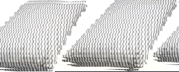 PILLOW, BED, WATER FOWL FEATHERS, BLUE AND WHITE, 28