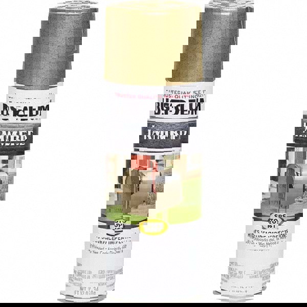 Alkyd Enamel Paint: 120 fl oz, Hammertone, Gold