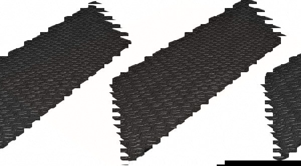 Anti-Fatigue Mat: 12' Long, 3' Wide, Vinyl, Beveled Edges, Heavy-Duty
