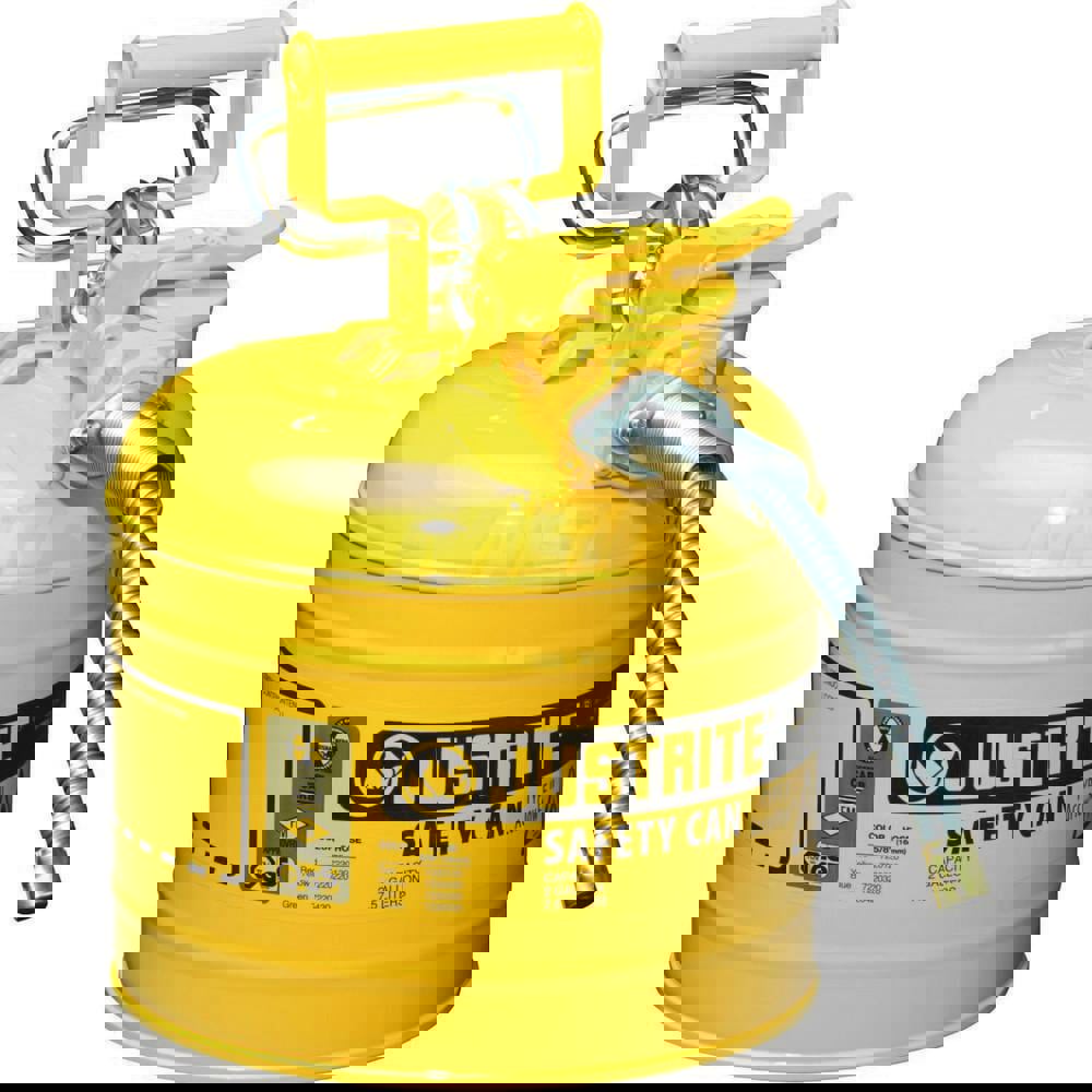 Safety Can: 2 gal, Steel