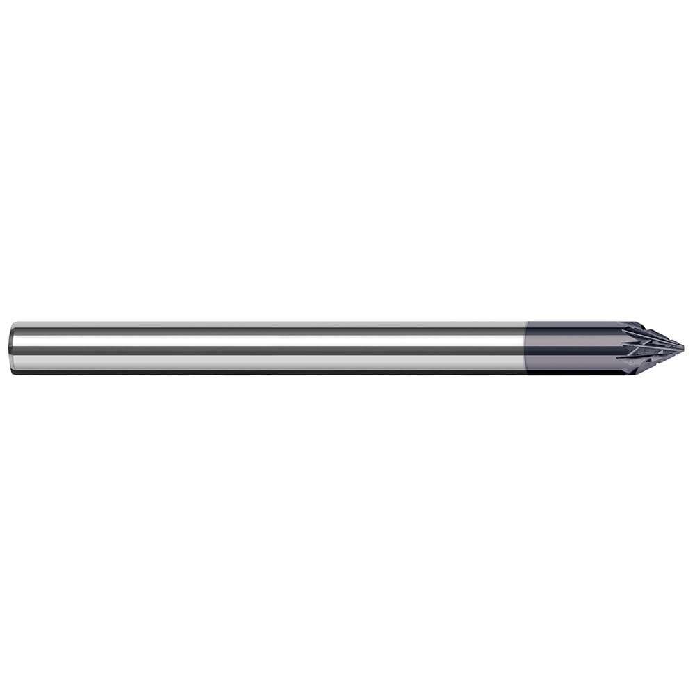 Chamfer Mills; Included Angle: 45.00 ; Chamfer Mill Material: Solid Carbide ; Cutter Head Diameter (Fractional Inch): 1/2 ; Cutter Head Diameter (Decimal Inch): 0.5000 ; End Type: Single ; Shank Diameter (Decimal Inch): 0.5000