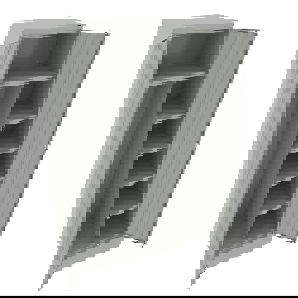 6 Shelf Combination Storage Cabinet