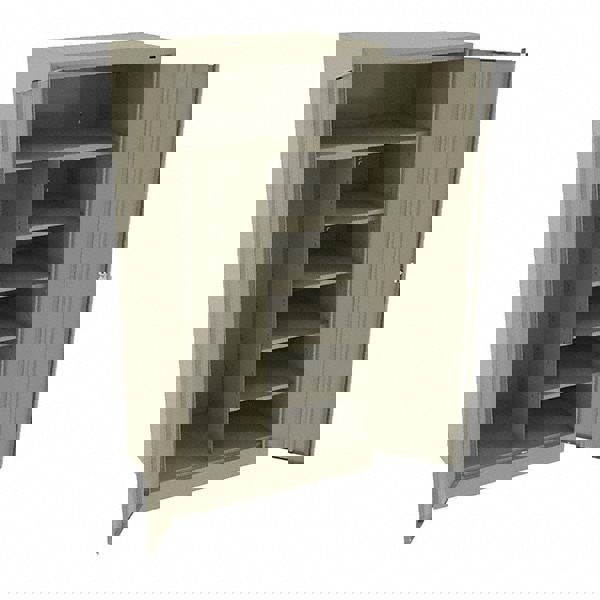 6 Shelf Combination Storage Cabinet