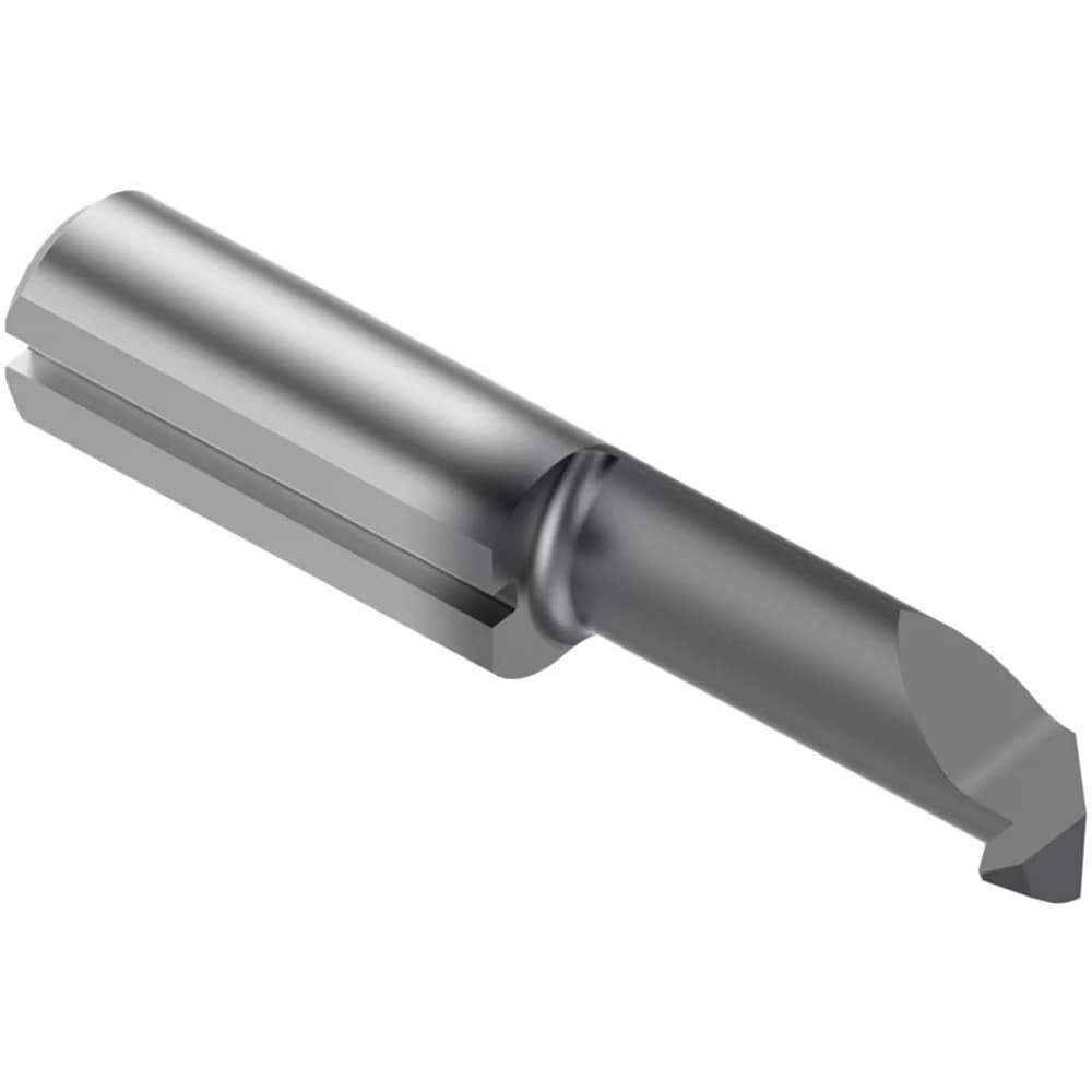 Single Point Threading Tools; Thread Type: Metric; Partial Profile ; Material: Solid Carbide ; Profile Angle: 55 ; Threading Diameter (Decimal Inch): 0.1575 ; Threading Diameter (mm): 4.00 ; Cutting Depth (mm): 0.46