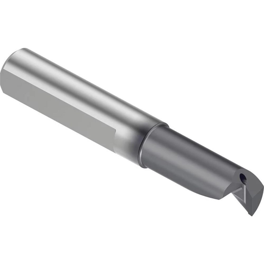 Boring Bars; Boring Bar Type: Micro Boring; Drilling ; Cutting Direction: Left Hand ; Minimum Bore Diameter (Decimal Inch): 0.1850 ; Minimum Bore Diameter (mm): 4.700 ; Material: Solid Carbide ; Material Grade: KCU25S