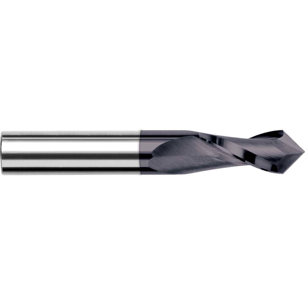 Drill Mill: 2 Flutes, 90 &deg; Point, Solid Carbide