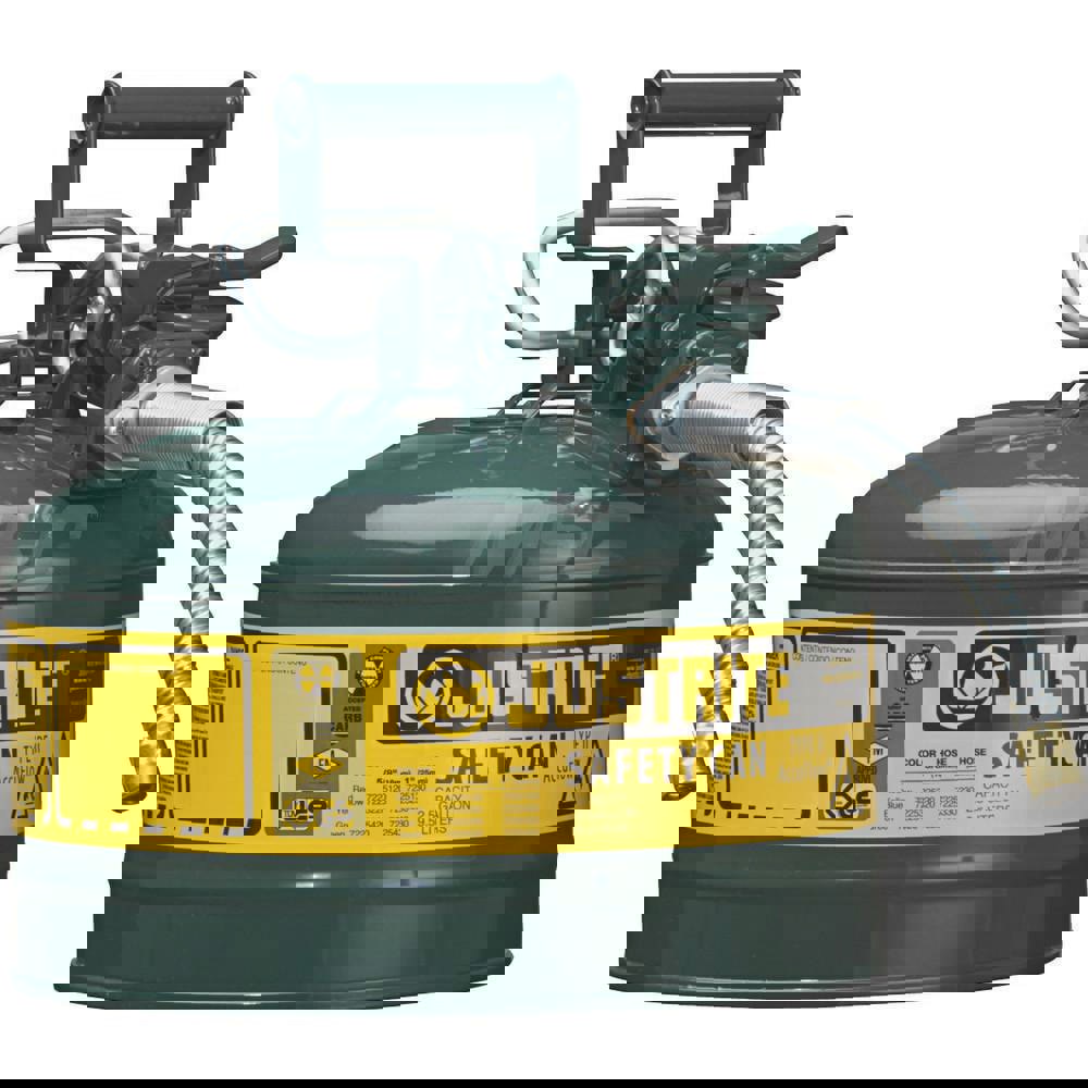 Safety Can: 2.5 gal, Steel