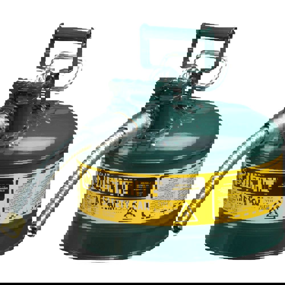 Safety Can: 2.5 gal, Steel