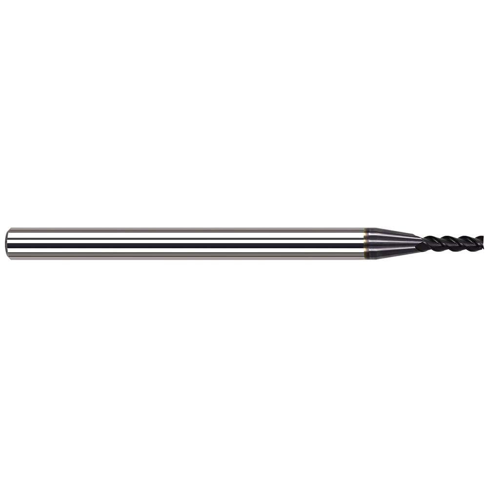 Corner Radius & Corner Chamfer End Mills; Mill Diameter (Decimal Inch): 0.1181 ; Mill Diameter (mm): 3.00 ; Number Of Flutes: 4 ; Length of Cut (mm): 9.0000 ; Single Or Double End: Single ; End Mill Material: Solid Carbide