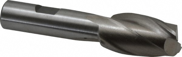Square End Mill: 7/8'' Dia, 1-1/2'' LOC, 5/8'' Shank Dia, 3-3/4'' OAL, 2 Flutes, Cobalt