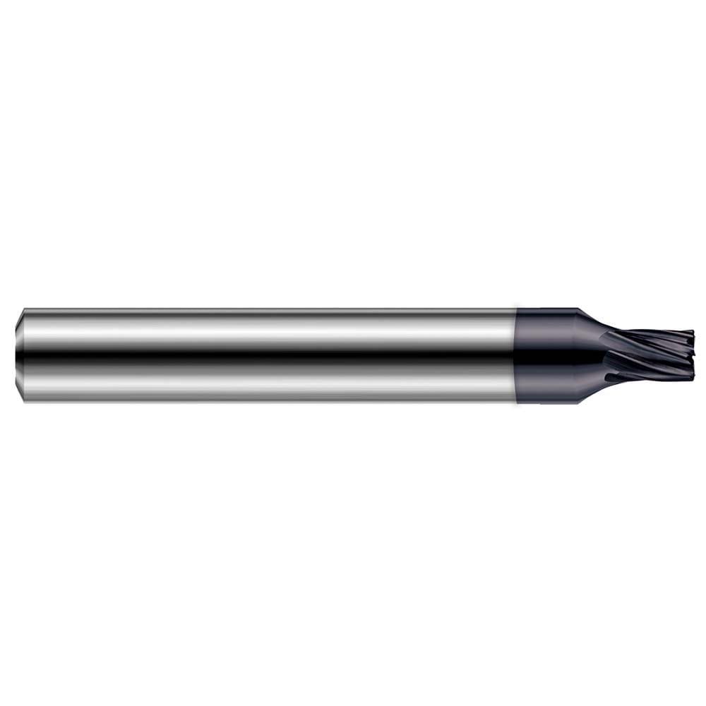 Corner Radius & Corner Chamfer End Mills; Mill Diameter (Inch): 3/16 ; Mill Diameter (Decimal Inch): 0.1875 ; Number Of Flutes: 7 ; Length of Cut (Inch): 1 ; Single Or Double End: Single ; End Mill Material: Solid Carbide