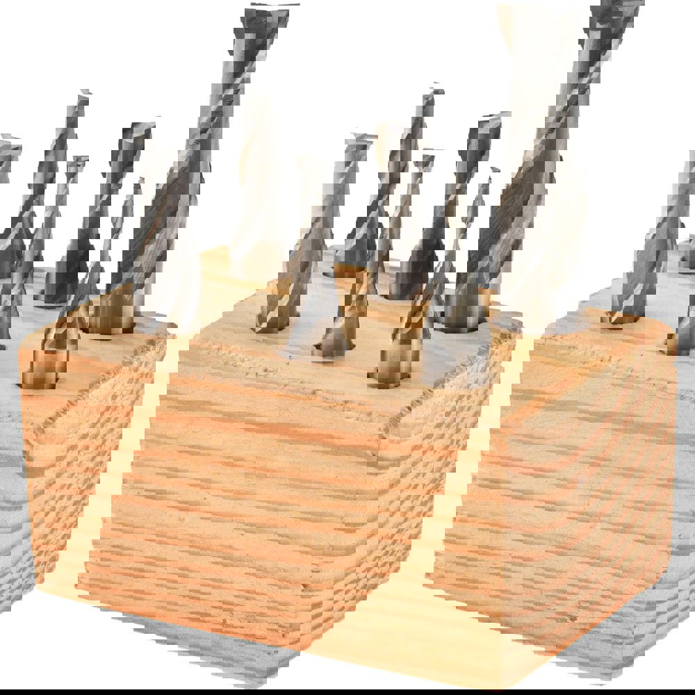 End Mill Set: 2 Flute, Square End