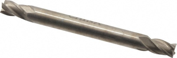 Square End Mill: 11/64'' Dia, 9/32'' LOC, 3/16'' Shank Dia, 2'' OAL, 4 Flutes, Cobalt